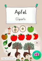 Vorschau - selbst erstellte Cliparts/Grafiken - Tolle Cliparts Apfel🍎 - kommerzielle Nutzung erlaubt - Deckblatt
