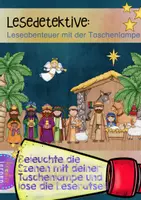Vorschau - Spiele - Deutsch: Lesedetektive Weihnachten in der Krippe - Lesemotivation - Deckblatt