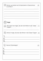 Vorschau - Test - Klassenarbeit/Lernstandserhebung "Tiere im Winter" - Klasse 3/4 - Seite 3