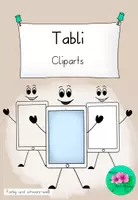 Vorschau - selbst erstellte Cliparts/Grafiken - "Tabli" Tablet Cliparts kostenlos - Deckblatt