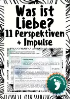 Vorschau - Stationenlernen - Was ist Liebe? - 11 unterschiedliche Perspektiven - Deckblatt