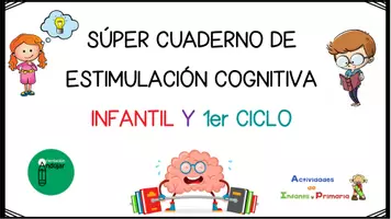 Vista previa - Juegos / Gamificación - INFANTIL, NEAE Y PRIMER CICLO CUADERNO ESTIMULACIÓN COGNITIVA 300 pag - página 1