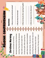 Vista previa - Hojas de trabajo - Christmas Vocabulary/ Vocabulario Navideño en Inglés - página 2