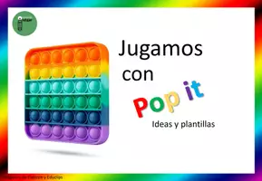 Vista previa - Juegos / Gamificación - INFANTIL COLECCIÓN 105 TABLEROS POP IT 30 TIPOS ACTIVIDADES + plantilla - Portada