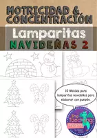 Vista previa - Manualidades / Dibujos para colorear - "Lamparitas Navideñas: Manualidades Creativas para Motricidad" 2 - Portada