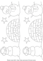 Vista previa - Manualidades / Dibujos para colorear - "Lamparitas Navideñas: Manualidades Creativas para Motricidad" 2 - página 3