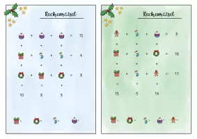 Vorschau - Arbeitsblätter - Weihnachtliche Rechenrätsel (Kryptogramme) - Seite 2