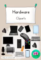 Vorschau - selbst erstellte Cliparts/Grafiken - Cliparts für digitalen Unterricht - Hardware - Deckblatt