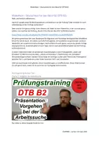 Vorschau - Unterrichtsreihen - Lernen mit Uwe: Deutsch-Test für den Beruf B2 Sprechen Vorgehen bei Arbeitssuche - Deckblatt