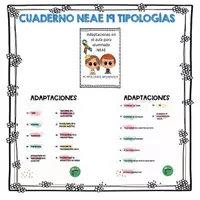Vista previa - Refuerzo / NEE / Materiales de apoyo - DOSSIER 19 Adaptaciones NEAE + INDICADORES DISLEXIA - Portada