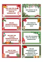 Vorschau - Aufgabenkarten - 40 Karten zur Spontanrede über Weihnachten - Seite 1