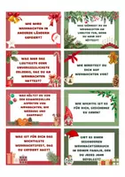 Vorschau - Aufgabenkarten - 40 Karten zur Spontanrede über Weihnachten - Seite 2