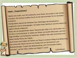 Vorschau - Arbeitsblätter - Fabeln: Monatsdiktat - Seite 2