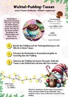Vorschau - Unterrichtsreihen - Wichtelrezept: Wichtel-Pudding-Tassen | Vegetarisches Weihnachtsdessert | Hauswirtschaft Klasse 5–9 - Seite 2