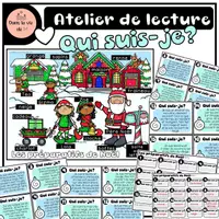 Aperçu - Cartes / Images - Atelier de lecture Qui suis-je? Les préparatifs de Noël - Page de couverture