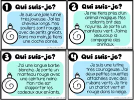 Aperçu - Cartes / Images - Atelier de lecture Qui suis-je? Les préparatifs de Noël - Page 2