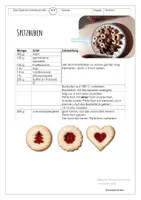 Vorschau - Arbeitsblätter - Rezepte für Plätzchen in Ernährung und Soziales - Seite 2