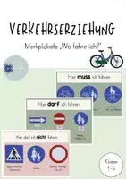 Vorschau - Merkblätter - Merkplakate Wo darf ich als Fahrradfahrer fahren - Deckblatt