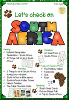 Vorschau - Unterrichtsreihen - Let's check on South Africa (9./10. Prüfungsvorb.) - Deckblatt