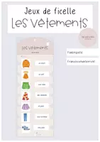 Vorschau - Spiele - Les vêtements Fadenspiele Kleidung - Deckblatt