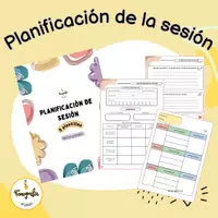 Vista previa - Para docentes: organización, planificación y formación - Plantilla de planificación de sesión - Portada