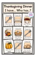 Προεπισκόπηση - Παιχνίδια - Thanksgiving Dinner - I have.. Who has..? Game - Εξώφυλλο