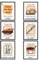Προεπισκόπηση - Παιχνίδια - Thanksgiving Dinner - I have.. Who has..? Game - Σελίδα 1