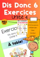 Vorschau - Arbeitsblätter - Grosses Dossier mit Übungen Dis donc 6! Unité 4 (Neu mit Vokabelwürfel) - Deckblatt
