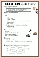 Vorschau - Arbeitsblätter - Grammatikeinführung und Übungen Adverbs of manner - Seite 2