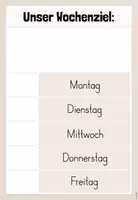 Vorschau - Poster - Classroom-Management: Unser Wochenziel/ Ziel der Woche - Seite 2