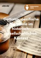 Vorschau - Unterrichtsreihen - Gattungsspezifische Merkmale im historisch-gesellschaftlichen Kontext - Deckblatt