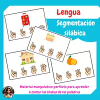Vista previa - Refuerzo / NEE / Materiales de apoyo - Lengua: Segmentación sílabas - Portada