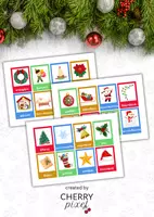 Προεπισκόπηση - Flashcards - Mini Εκτυπώσιμες Κάρτες για τα Χριστούγεννα - Εξώφυλλο