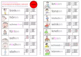 Vorschau - Arbeitsblätter - Deutsch mit Spaß: Verben üben - Seite 3
