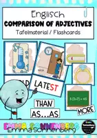 Vorschau - Fördermaterial/Inklusion - Comparison of Adjectives -Tafelmaterial - Deckblatt
