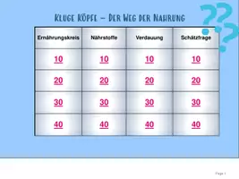 Vorschau - Interaktives Material - Kluge Köpfe - Wissensabfrage Ernährung Biologie 7 - Seite 2