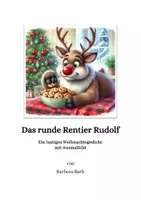 Vorschau - Arbeitsblätter - Das runde Rentier Rudolf - ein lustiges Weihnachtsgedicht - Deckblatt