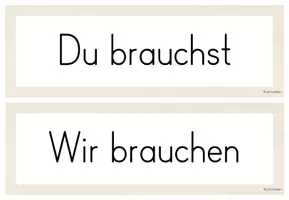 Vorschau - Präsentationen/Tafelbilder - Du brauchst / Lege bereit - über 200 Karten (mit und ohne Artikel) - Seite 3