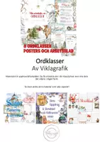 förhandsvisning - Ordklasser: Posters och arbetsblad med vintertema - sida 1
