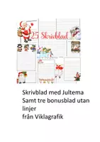 förhandsvisning - 25 Skrivblad till julen + 3 Olinjerade mallar - sida 3