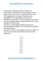 förhandsvisning - Skattjakt med julskämt+matte Redigerbar - sida 2