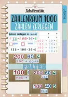 Vorschau - Arbeitsblätter - Zahlenraum 1000_Zahlen zerlegen Plakate und Faltstreifen - Deckblatt
