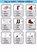 Vorschau - Arbeitsblätter - Sag es nicht Winter - DaZ/DaF, Deutsch (Spiel) - Seite 1