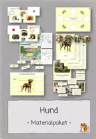 Vorschau - Stationenlernen - Der Hund | Säugetiere | Materialpaket - Deckblatt