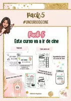 Vista previa - Manualidades / Dibujos para colorear - Pack 5 - Este curso va a ir de cine - Portada