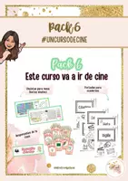 Vista previa - Refuerzo / NEE / Materiales de apoyo - Pack 6 - Este curso va a ir de cine - Portada