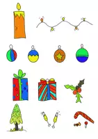 Vorschau - selbst erstellte Cliparts/Grafiken - Sketchnotes Christmas-Navidad - Seite 2