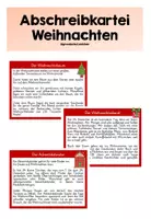 Vorschau - Arbeitsblätter - Materialpaket Abschreibkartei - Seite 1