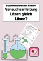 Vorschau - Arbeitsblätter - Experiment - Löslichkeit - Lösen gleich Lösen? - Deckblatt