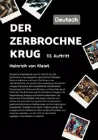Vorschau - Arbeitsblätter - Heinrich von Kleist: Der zerbrochne Krug – Vertiefung zum 10. Auftritt - Deckblatt